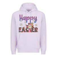 Lilac happy easter cross Premium Hoodie - Artiststas