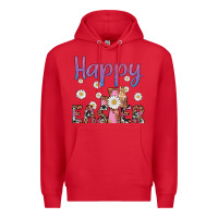 Red happy easter cross Premium Hoodie - Artiststas