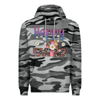 Slate Camo happy easter cross Premium Hoodie - Artiststas