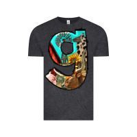 Vintage Black farm life alphabet lowercase letters g Vintage Tee - BundleAndBundleShop