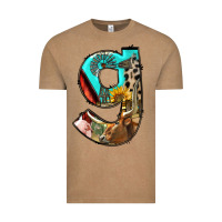 Vintage Coffee farm life alphabet lowercase letters g Vintage Tee - BundleAndBundleShop