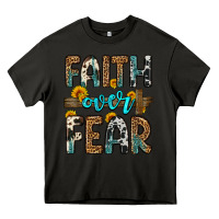 Asphalt faith over fear Heavy Core Tee - OliviaCreatesArt