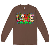 Chestnut love Christmas Long Sleeve Tee - CowhideDigitalArt