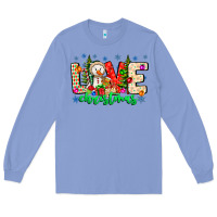 Colony Blue love Christmas Long Sleeve Tee - CowhideDigitalArt