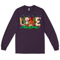 Plum love Christmas Long Sleeve Tee - CowhideDigitalArt