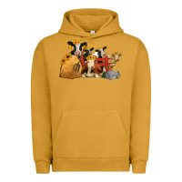 Pigment Peanut Butter Cows With Sunflower Headbands Urban Hoodie - Jasminsmagicworld