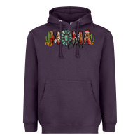 Plum western christmas mama claus sunflowers and cactus Heavyweight Hoodie - Jasminsmagicworld