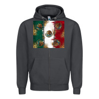 Smoke Mexican Flag Zipper Hoodie - RanaPortraitStore