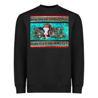 Black western christmas baby cow noel tumbler Heavyweight Sweatshirt - Jasminsmagicworld