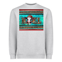 Heather Grey western christmas baby cow noel tumbler Heavyweight Sweatshirt - Jasminsmagicworld