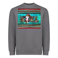 Storm western christmas baby cow noel tumbler Heavyweight Sweatshirt - Jasminsmagicworld