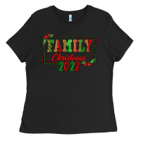 Black Family Christmas 2022 Ladies Tee - FaDigitalArtStudio
