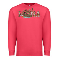 Cardinal Mama with bear and daisy Premium Sweatshirt - RanaPortraitStore