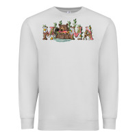 Dove Grey Mama with bear and daisy Premium Sweatshirt - RanaPortraitStore