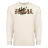 Sandshell Mama with bear and daisy Premium Sweatshirt - RanaPortraitStore