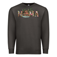 Smoke Mama with bear and daisy Premium Sweatshirt - RanaPortraitStore