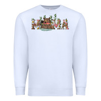 White Mama with bear and daisy Premium Sweatshirt - RanaPortraitStore
