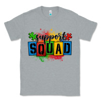 Heather Grey autism support squad Classic Tee - OliviaCreatesArt