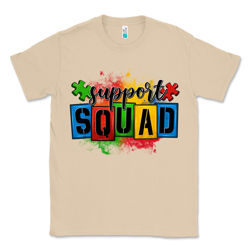 Autism Support Squad Classic Tee by OliviaCreatesArt | Teevron