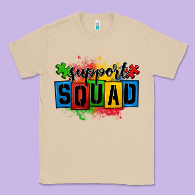 Autism Support Squad Classic Tee Designed By Oliviacreatesart
