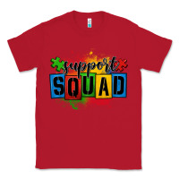 Red autism support squad Classic Tee - OliviaCreatesArt