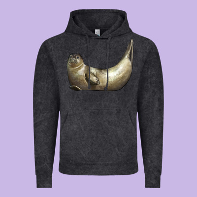 Sea Seal Vintage Hoodie Designed By Lillyallendesigns