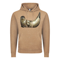 Vintage Coffee sea seal Vintage Hoodie - LillyAllenDesigns