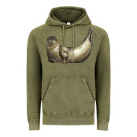 Vintage Olive sea seal Vintage Hoodie - LillyAllenDesigns
