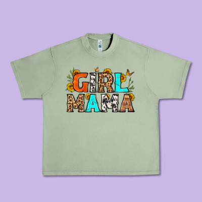 Girl Mama Urban Heavy Tee Designed By Lillyallendesigns