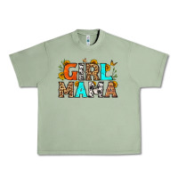 Oil Green girl mama Urban Heavy Tee - LillyAllenDesigns