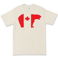 Bone canada t shirt love canada bear proud canadian canada day t shirt Premium Tee - baoMotion