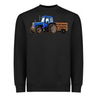 Black Farm Tractor Heavyweight Sweatshirt - RanaPortraitStore