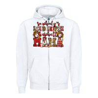White somebody's loud mouth baseball mama Zipper Hoodie - Jasminsmagicworld