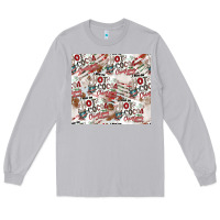 Moon Dust hot cocoa christmas cheer pattern Long Sleeve Tee - CowhideDigitalArt
