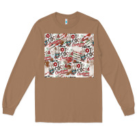 Toasted Coconut hot cocoa christmas cheer pattern Long Sleeve Tee - CowhideDigitalArt