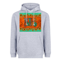 Heather Grey western wild child Heavyweight Hoodie - Jasminsmagicworld