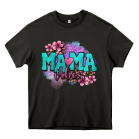 Asphalt mama vibes floral Heavy Core Tee - OliviaCreatesArt
