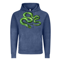Vintage Denim boomslang snake Vintage Hoodie - LillyAllenDesigns