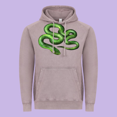 Boomslang Snake Vintage Hoodie Designed By Lillyallendesigns