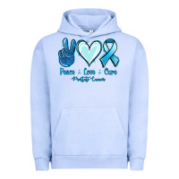 Pigment Grape Ice Peace Love Cure Prostate Cancer Urban Hoodie - Jasminsmagicworld