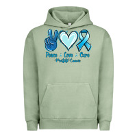 Pigment Oil Green Peace Love Cure Prostate Cancer Urban Hoodie - Jasminsmagicworld