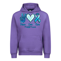 Tulip Peace Love Cure Prostate Cancer Urban Hoodie - Jasminsmagicworld