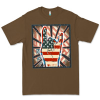Cacao Freedom rock hand Premium Tee - FaDigitalArtStudio