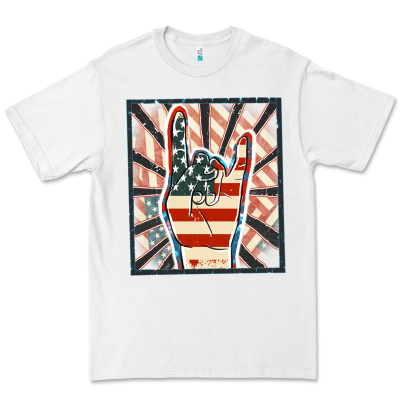Freedom Rock Hand Premium Tee by FaDigitalArtStudio | Teevron