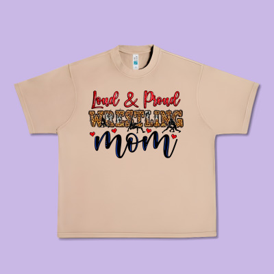 Loud And Proud Wrestling Mom Urban Heavy Tee Designed By Lillyallendesigns