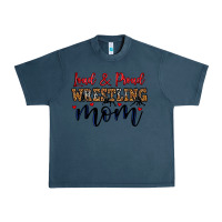 Midnight Navy loud and proud wrestling mom Urban Heavy Tee - LillyAllenDesigns
