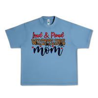 Pebble Blue loud and proud wrestling mom Urban Heavy Tee - LillyAllenDesigns