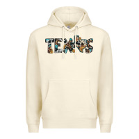 Sandshell texas sunflower cowhide leopard texas map Premium Hoodie - Artiststas