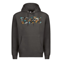 Smoke texas sunflower cowhide leopard texas map Premium Hoodie - Artiststas