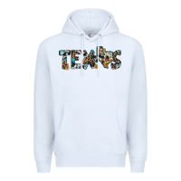 White texas sunflower cowhide leopard texas map Premium Hoodie - Artiststas